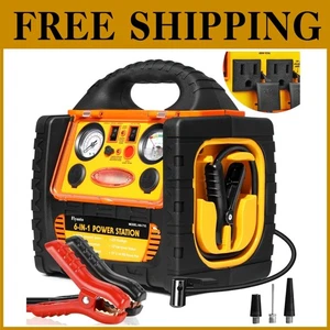 Emergency 6-in-1 Jump Starter Kit - 400W Inverter - Picture 1 of 9