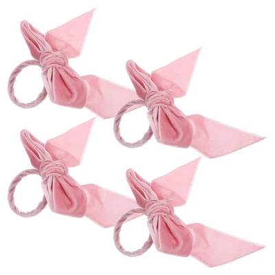 4 Pcs Anelli Portatovaglioli Da Tovagliolo Per Le Vacanze Di - Immagine 1 di 4