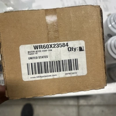 NUEVO GENUINO OEM GE WR60X23584 WR60X31522 EVAPORADOR VENTILADOR MOTOR ORIGINAL Foto 1 de 2