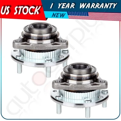 Conjunto de buje de cojinetes de rueda delantera 2 X para Chevrolet S10 1990-1997 GMC S15 1990 Foto 1 de 4