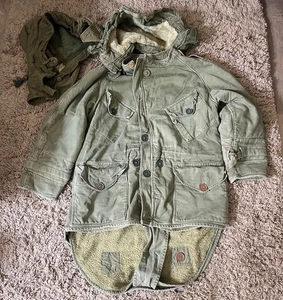 Genuine British Army Korea Middle Parka Size 4 44/46 Chest 1953 & Hood - Picture 1 of 10