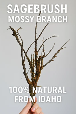 Sagebrush Branch Miniature terrain trees Wargaming Scenery Reptile decor Crafts - Image 1 of 4