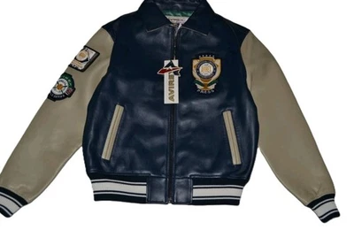 AUTHENTIC AVIREX MENS LIMITED EDITION WORLD SERIES JACKET NAVY NEW ALL SIZES - Image 1 of 4