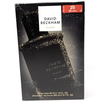 David Beckham Juego Clásico Para Hombre Eau De Toilette Spray 1.6 OZ y Gel de Ducha 6.7 OZ Foto 1 de 4