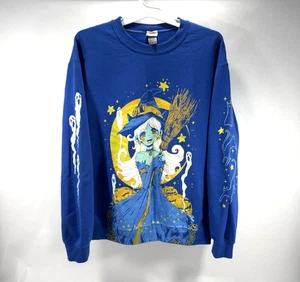 Omocat Witch Girl Blau Rundhals Pullover Unisex Größe M - Bild 1 von 10