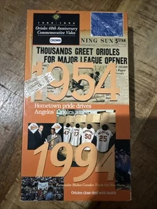 Baltimore Orioles 40th Anniversary Commemorative Video 1954-1994 VHS - Picture 1 of 5