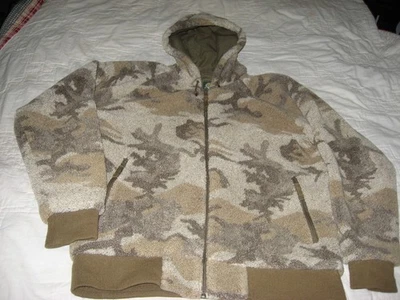 Cabela's Hombres Berber Polar Cortadora de Vientos Alto Liso Camuflada Chaqueta con Capucha Grande Foto 1 de 4