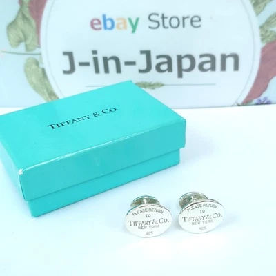 Gemelli Tiffany & Co. Return to Tiffany in argento sterling 925 da uomo con... - Immagine 1 di 4