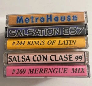 Mix Tapes Spanish Latin Classics Cassette Lot House Salsa Merengue Latin - Bild 1 von 8