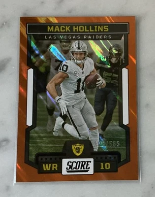 2023 Score - Mack Hollins #141 Lava /565 - Image 1 of 2