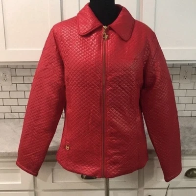 Chaqueta Baby Phat Mujer Grande Roja Acolchada Cremallera Completa Logotipo de Gato Abajo Puffer Nueva con Etiquetas Foto 1 de 4