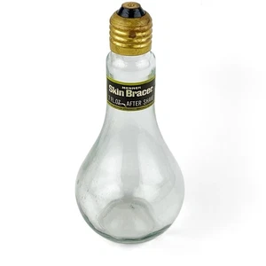 Vintage Mennen Skin Bracer lampadina dopobarba bottiglia di vetro 7 0z vuota - Foto 1 di 9
