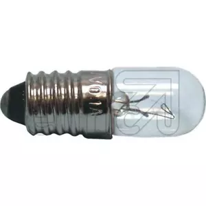 10x Glühbirne E 10 Röhrenlampe Skalenlampe klar Röhrenform 10 Stück - Bild 1 von 1