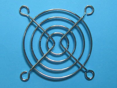 8 pcs DC Fan Grill Protector Silver Finger Guard Used for 70mmx70mm 7cm Fan New - Image 1 of 2