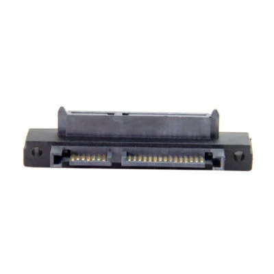 90 Degree Up Angled SATA 22Pin 7+15 Male to SATA 22Pin Female Extension Adapter - Image 1 of 4