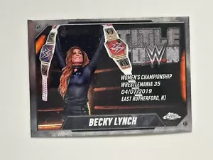 Becky Lynch 2025 Topps Chrome WWE Title Town #TT-BLY - Picture 1 of 2