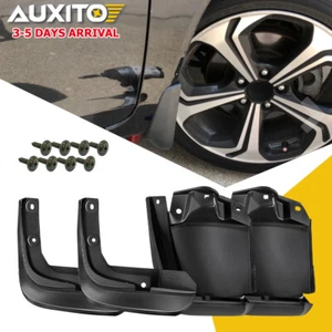 4x Mud Flaps Splash Guards for Honda Civic 2012 2013 2014 2015 Sedan Front&Rear - Picture 1 of 11