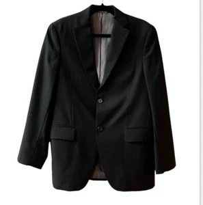 Blazer Lord & Taylor Hombre Negro Marrón 1826 Negro Rayas 100% Lana 38 S - Imagen 1 de 13