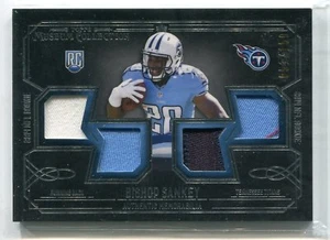 2014 TOpps Museum Bishop Sankey QUAD 4 PATCH / JERSEY RELIC RC 51/150 TITANS - Picture 1 of 1