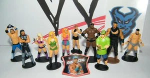 WWE Wrestling Party Favors Set of 12 with 10 Figures, WWE Sticker,  Finger Ring - Picture 1 of 7