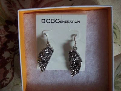 Pendientes BCBGeneration Hematita Druzy ¡Nuevos! Foto 1 de 2