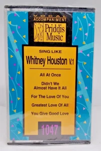 Priddis Music You Can Sing KARAOKE WHITNEY HOUSTON V.1  #1047 NEW SEALED - Imagen 1 de 4