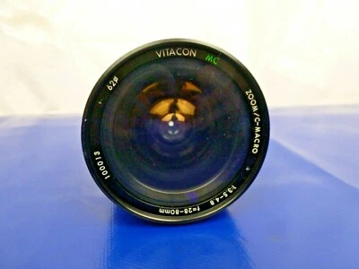 Vintage Vitacon MC Zoom/C-Macro Lens 28-80mm 1:3.5-4.8 with Case - Image 1 of 4