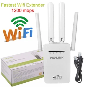 1200Mbps WiFi Range Extender Repeater Wireless Amplifier New York - Picture 1 of 14