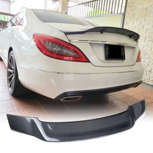 Real Carbon Rear Trunk Spoiler Wing for Mercedes W218 CLS250 CLS63 2012-2017 - Picture 1 of 12