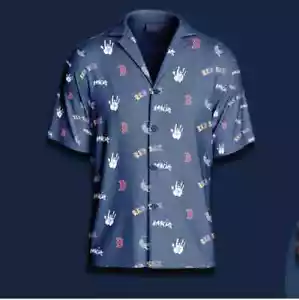 2024 Red Sox Jerry Garcia Grateful Dead Button Down Shirt Adult Medium NEW SGA - Picture 1 of 3