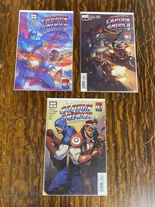 MARVEL COMICS UNITED STATES OF CAPTAIN AMERICA LOT! ISSUES # 1, # 2, #3 ! Unread - Picture 1 of 6