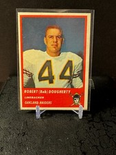 1963 Fleet Football Robert "Bob" Dougherty Card #64 NM