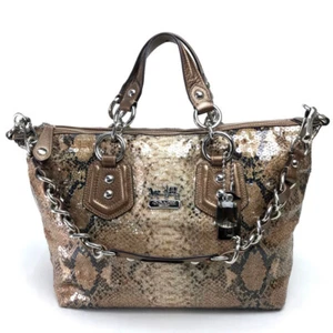 Coach Madison Sequin Inn Audrey Mini Duffle Bag Handtasche 2-Wege-Tasche 15269 - Bild 1 von 10