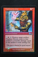 Magic The Gathering MTG VIASHINO HERETIC FOIL Urza's Legacy LP Lightly Played
