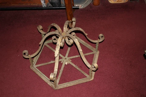 Antique Victorian Art Deco Architectural Chandelier Candle Holder LARGE Metal Cover