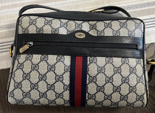 Borsa a mano Gucci Donna Accessori Collezione Tracolla Navy Firma Borsa Italia COA