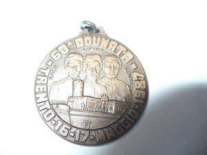 MEDAGLIA COMMEMORATIVA 60a ADUNATA ASS.NAZIONALE ALPINI MAGGIO 1987 TRENTO - Bild 1 von 1