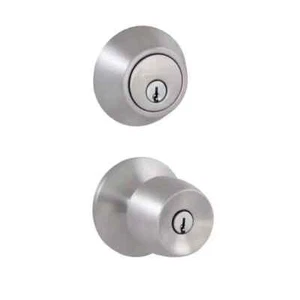 Defiant Brandywine Confezione Combo Acciaio Inox con Catenaccio Monocilindrico - Foto 1 di 5
