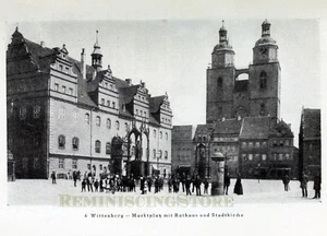 German Wittenberg © 1921 Reprint vintage Picture - Picture 1 of 1