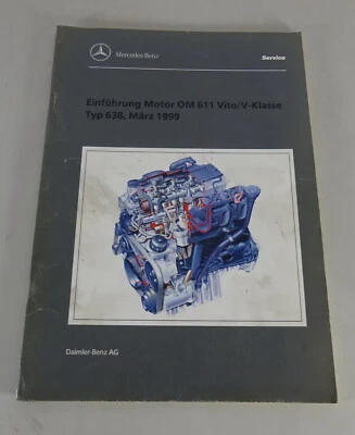 Manuale Officina Introduzione Mercedes Benz W638 Vito Motore Om 611 Di 01/1999 - Immagine 1 di 2