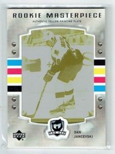 06-07 UD Upper Deck The Cup  Dan Jancevski  1/1  Printing Plate  Rookie