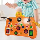 Led Light Busy Board Children Puzzle Early For Kids Boy Girls Travelling Toy