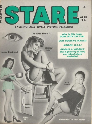 Humorama Stare Magazine April 1957 Maria Stinger Lady Godiva Jane Mansfield Foto 1 de 2