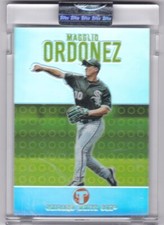 2003 Topps Pristine Uncirculated Refractor #83 Magglio Ordonez /99 White Sox