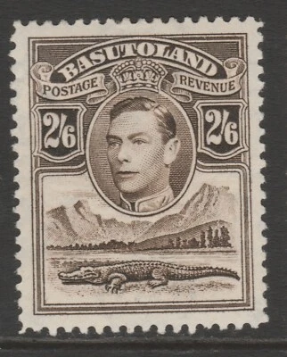 Basutoland MINT GVI 1938 2/6 sepia sg26 - Image 1 of 2