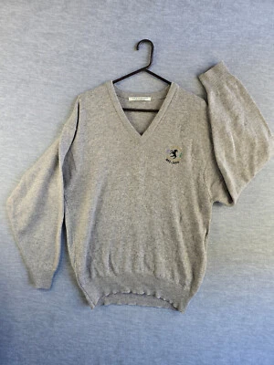 Lyle Scoot Шотландии свитер V шеи серый средний чисто новый шерсти * читать - Изображение 1 из 4