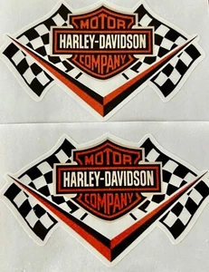 2-PACK HARLEY DAVIDSON HOT ROD RAT FINK MOTORCYCLES TOOLS GUNS STICKERS - Picture 1 of 1