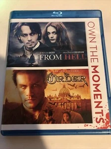 From Hell/The Order (Blu-ray Disc, 2012) Double Feature RARE OOP Depp Ledger - Picture 1 of 4