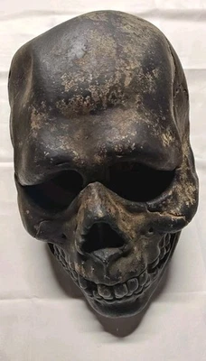 Don Post Studio 1976 Black Skull mask - Free S/H - Image 1 of 4