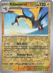 Kilowattrel Uncommon SV01: Scarlet & Violet Base Set 079/198- NM - Reverse Holo - Picture 1 of 2